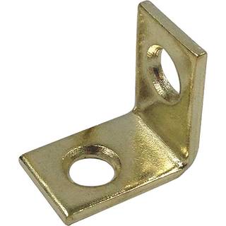 Prime-line MP11375-4 Hj?rnebeslag 3/4 in. St?lkonstruktion Brass-lagdelt l-vinkel (4 pack)