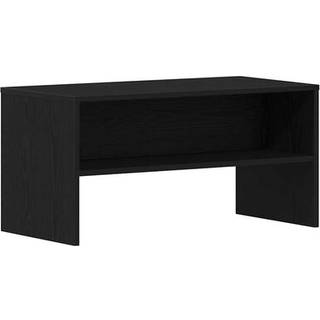 tv-bord 80x40x40 cm konstrueret træ sort egetræsfarve