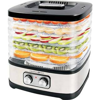 Køkkenchef dehydrator - sølv/sort (På lager i varehus)