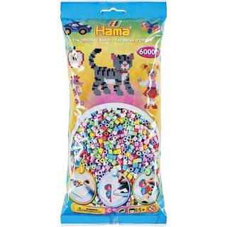 Hama Perler Midi 6000 stk Gennemsigtig Mix (205-53)