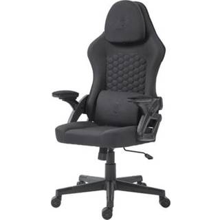 Deltaco DC130 Gaming chair in black with soft linen fabric - Sort