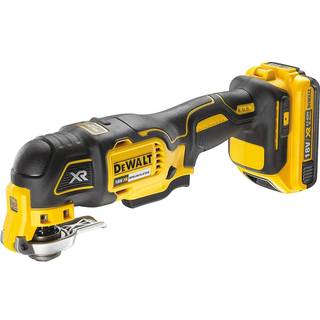 DeWALT DCS355D2 18V XR Multicutter med 2 stk. 2,0Ah batteri, lader og TSTAK