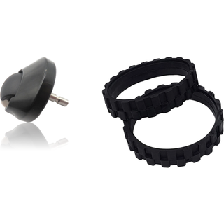 iRobot Roomba Hjulpakke - 2 Anti-Snavs Dæk & Næsehjul med Beslag