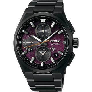 Seiko SSH171J1 Astron GPS Solar Speedtimer Herrenuhr Titan/Lila LE