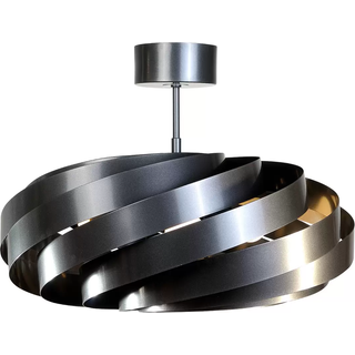 Loftslampe Vento Euluna, dæmpbar, Sort, Stue/spisestue, Metal, Moderne