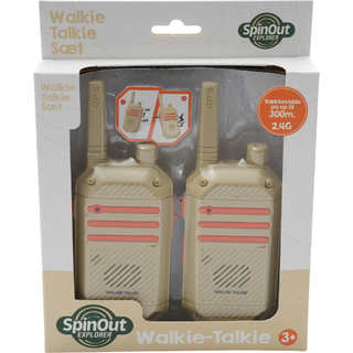 SpinOut explorer walkie talkie sæt - grøn (På lager i varehus)