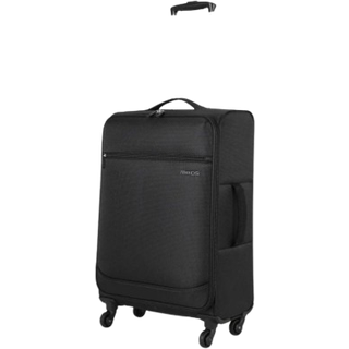 Global lightweight trolley 4 hjul 65 cm - sort (På lager i butik)