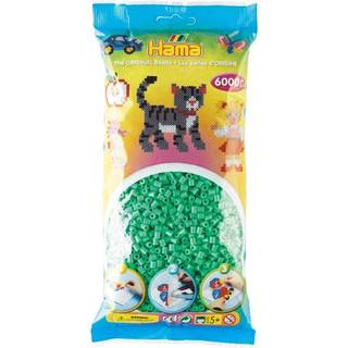 Hama Perler 6000 stk Lys Grøn Midi (205-11)