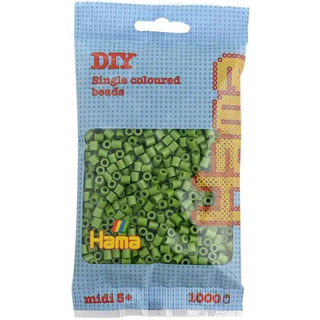 Hama Midi, perler, 1.000 stk., oliven (84) [Levering: 1-2 dage]