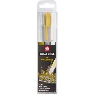 Gelly Roll Metallic 3-Pak - Gold, Silver, white