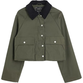 River Island vokset krave 100% Bomuld JakkeEU 36 (UK 8)