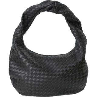 Gina Tricot-Braided shoulder bag-Tasker og Punge-Sort-ONESIZE-Dame