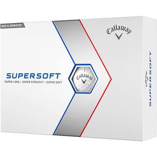 Callaway Golfbolde Supersoft LTD 25 Lucky 12-pak , hvid