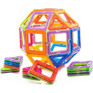 Magnetic Tiles - Magnetiske Klodser - Byg med Magneter