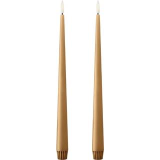 Ester & Erik Led-lys 2-pak 30 Cm - LED-lys Voks Almond Butter - L30-27