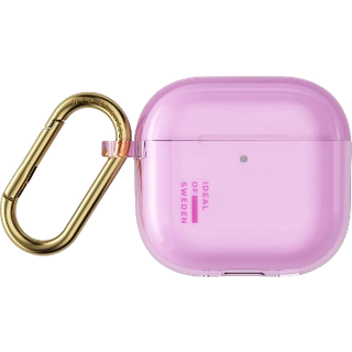 iDeal of Sweden AirPods (4. Gen.) Clear Case m. Karabinhage - Light Pink