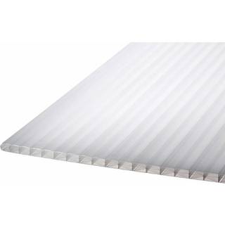 RIAS 5-lags RIATHERM X-struktur termoplade, opal - 10 x 980 x 4000 mm