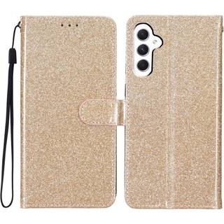 EIDERWOOD Samsung Galaxy A36 (5G) Læder Flip Cover m. Pung & Strop - Glimmer - Guld
