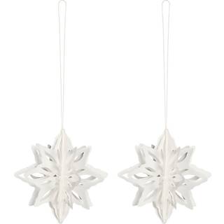 Cooee Design Paper Nova star dekorationophæng 2 stk Natural