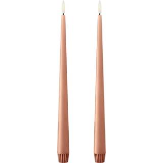 ester & erik ester & erik kronelys LED 2-pak 20 Rosy caramel , 30 cm
