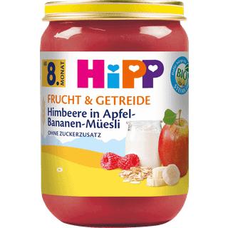 HiPP Økologisk frugt og mysliprodukter med mysli med æble og banan 83.95 DKK/1 kg (6 x 190.0g)