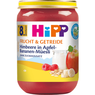 HiPP Økologisk frugt og mysliprodukter med mysli med æble og banan 83.95 DKK/1 kg (6 x 190.0g)