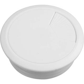 BORDGENNEMFØR.FLANGE Ø60 HVID