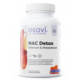 Osavi - NAC Detox, Selen & Molybdæn - 60 veganske kapsler