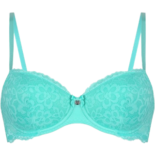 Hunkemöller Formstøbt bøjle-bh Marine grøn - 85B