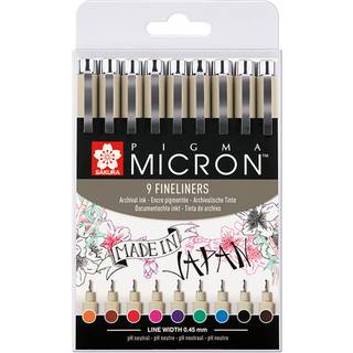 Pigma Micron set 9p Color