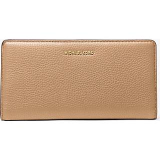 MK Bryant Large Pebbled Leather Snap-Front Wallet - Natural - Michael Kors - ONE SIZE