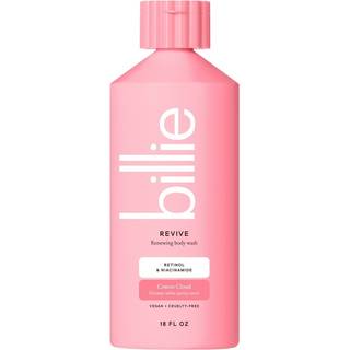 Billie Reviving + Renewing Women's Body Wash Cotton Cloud Scent Retinol & Niacinamide 18 oz