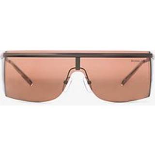 Michael Kors Mand MK1169 PALISADES 10027P Solbriller Metal Grå Brun Geometrisk Normal