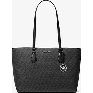 MK Sheila Large Signature Logo Tote Bag - Black - Michael Kors - ONE SIZE