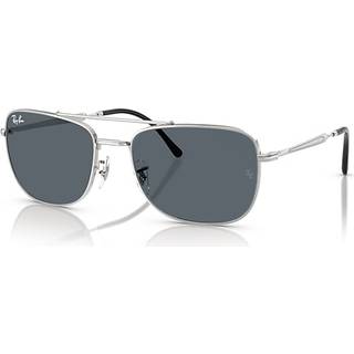 Ray - Ban Unisex RB3755 003/R5 Solbriller Metal Sølv Blå Firkantet Normal