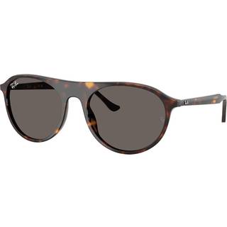 Ray - Ban Unisex RB2215 902/B1 Solbriller Acetat Skildpadde Grå Firkantet Normal