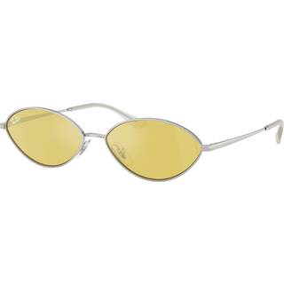 Ray - Ban Unisex RB3757 KAI 003/6D Solbriller Metal Sølv Gul Rund Normal