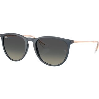 Ray - Ban Kvinde RB4171 ERIKA 681311 Solbriller Nylon Blå Grå Pantos Normal Skygge