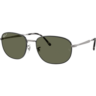 Ray - Ban Unisex RB3754 927458 Solbriller Metal Sort Grøn Pillow Polariseret