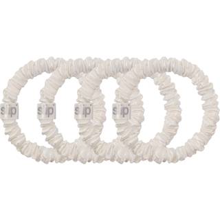 Slip Pure Silk Skinny Scrunchies White