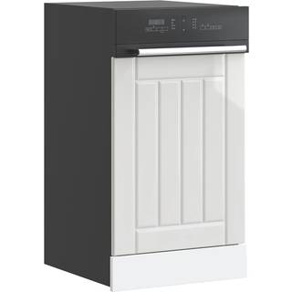 opvaskemaskinepanel Lucca konstrueret træ hvid højglans