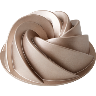 Blomsterbergs Swirl Bundt-kageform Dia 24 x 9 cm Rose gold