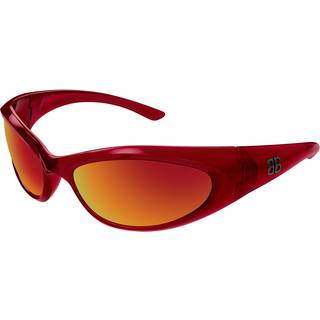 Balenciaga BB0384S 005 70 Solbriller Mænd Rød - Red - 70mm