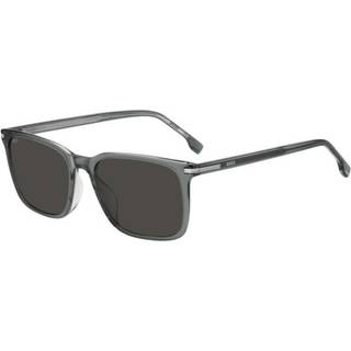 BOSS 1749/G/S Asian Fit CBL/IR 55 Solbriller Mænd Grå - Transparent Grey On Clear - 55mm