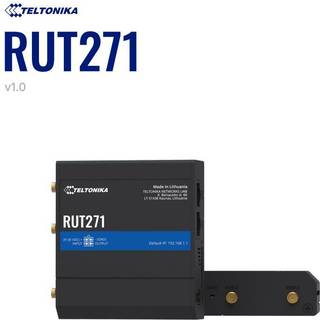Teltonika RUT271 - wireless router - WWAN - Wi-Fi - 4G 5G - DIN rail mountable wall-mountable surface-mountable - Wireless router N Standard - 802.11n