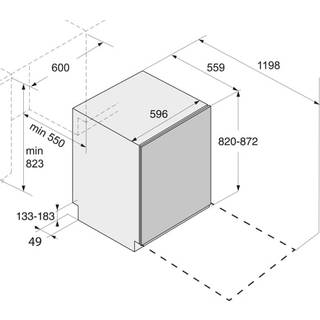 Asko Professional DWC68422BIW Professionelle Opvaskemaskiner