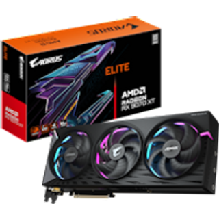 GIGABYTE AORUS Radeon RX 9070 XT ELITE 16G Graphics Card - 16GB GDDR6, 256bit, PCI-E 5.0, 3100 MHz Core Clock, 2 x DisplayPort, 2 x HDMI, GV-R9070XTAORUS E-16GD