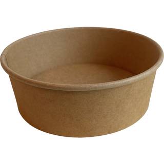Salatskål Brun Kraft 500 ml, 50 stk 20 oz Ø145 mm H50 mm