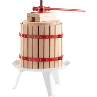 Grouw frugtpresser 12 ltr, træ/stål 95662