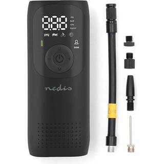 Nedis Genopladelig luftkompressor 0.1 - 10.3 Bar | Dunlop ventil - PAAC10BK